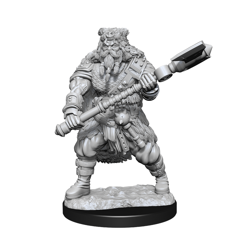 D&D Nolzurs Marvelous Unpainted Miniatures Human Barbarian Male