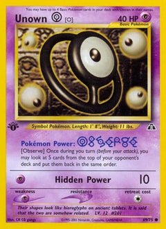 Unown [O] (69/75) [Neo Discovery Unlimited]-1