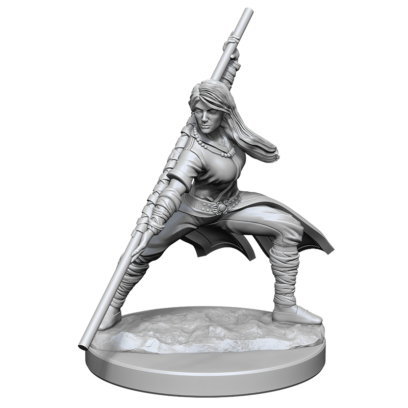 D&D Nolzurs Marvelous Unpainted Miniatures Human Monk Female