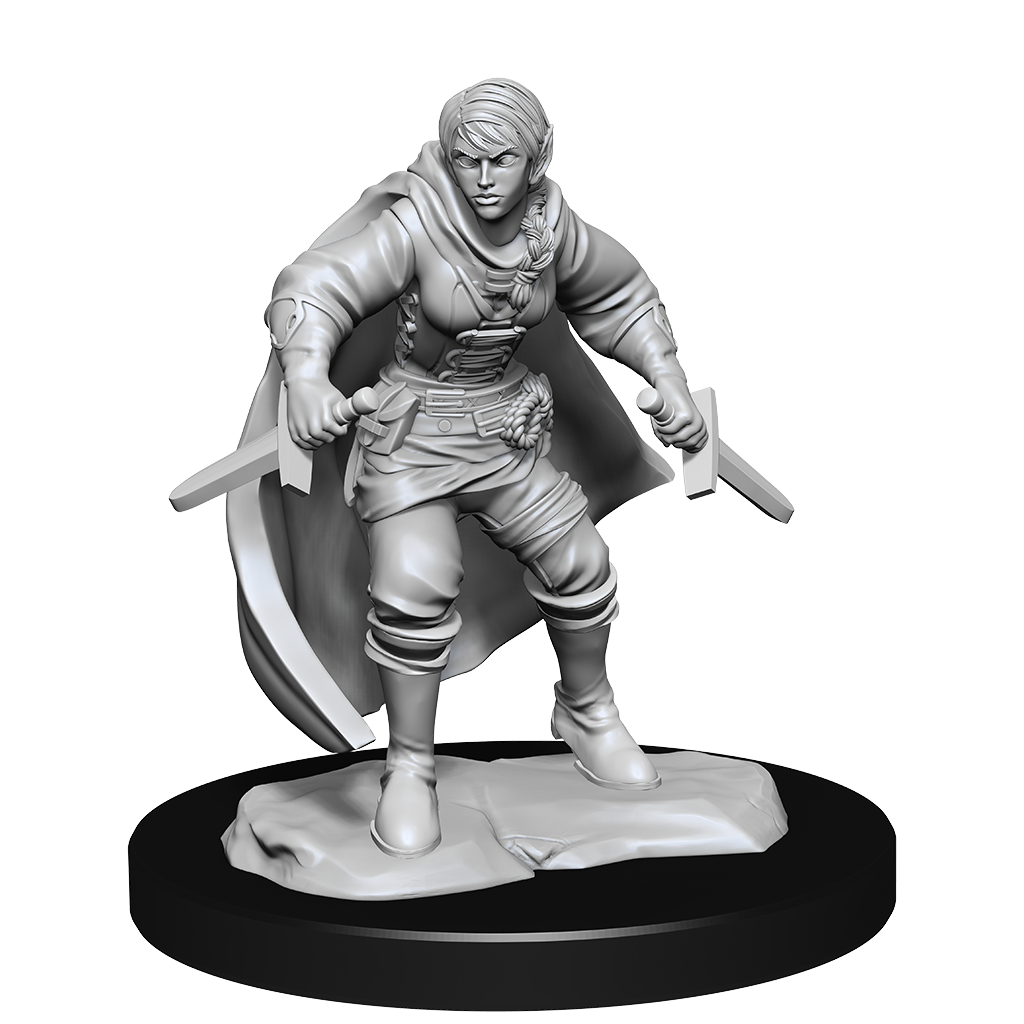 D&D Nolzurs Marvelous Unpainted Miniatures Half-Elf Rogue Female