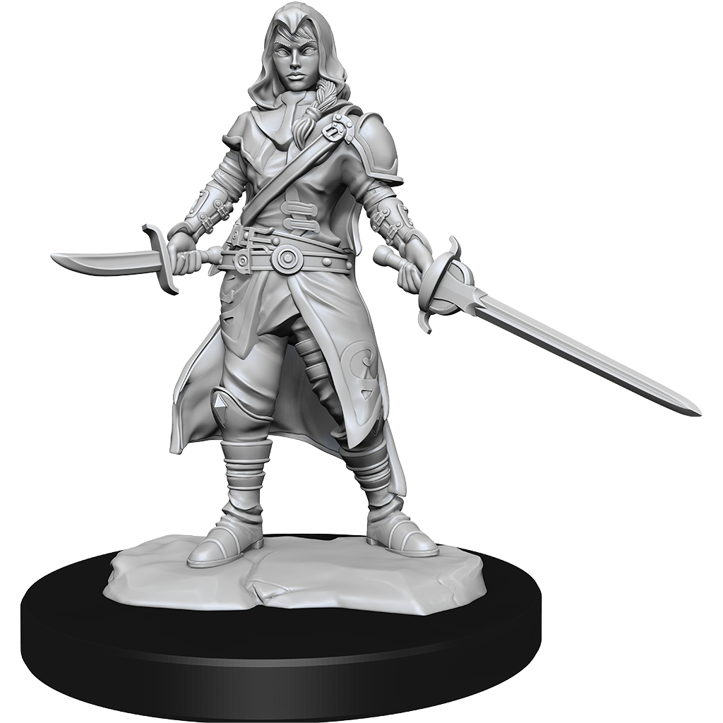 D&D Nolzurs Marvelous Unpainted Miniatures Half-Elf Rogue Female