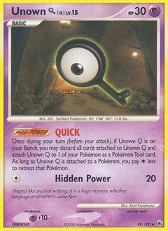 Unown Q (49/100) [Diamond & Pearl: Majestic Dawn]-1