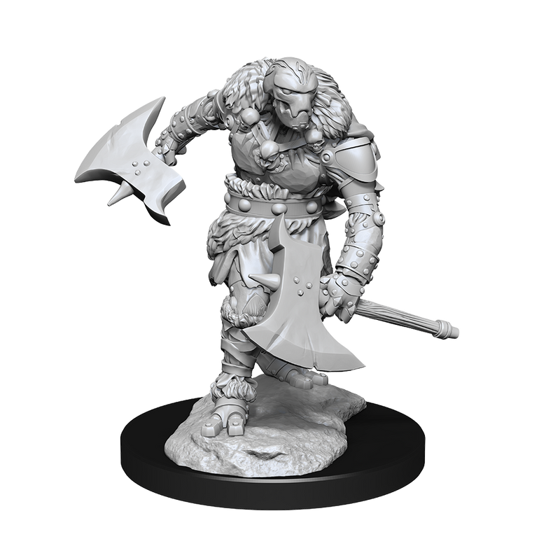D&D Nolzurs Marvelous Unpainted Miniatures Warforged Barbarian
