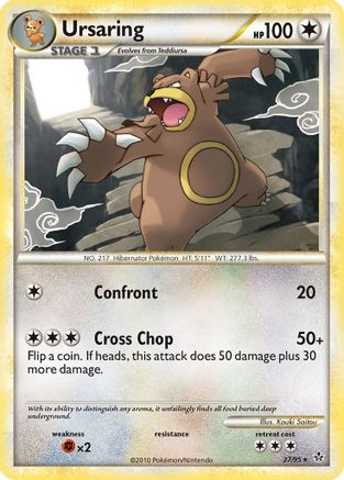 Ursaring (27/95) [HeartGold & SoulSilver: Unleashed]-1