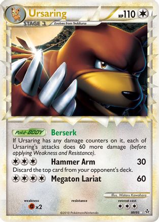 Ursaring (89/95) [HeartGold & SoulSilver: Unleashed]-1