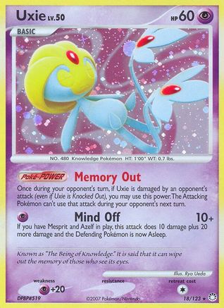 Uxie (18/123) [Diamond & Pearl: Mysterious Treasures]-1