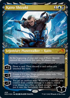 Kaito Shizuki (Showcase) (Foil Etched) [Kamigawa: Neon Dynasty]-1