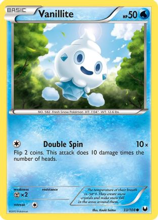 Vanillite (33/108) [Black & White: Dark Explorers]-1