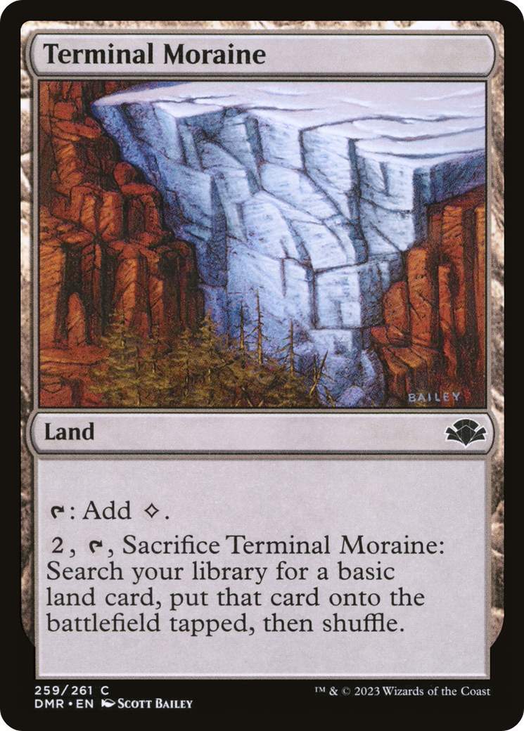 Terminal Moraine [Dominaria Remastered]-1