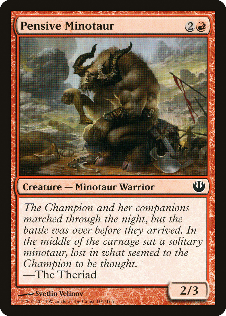 Pensive Minotaur [Journey into Nyx]-1