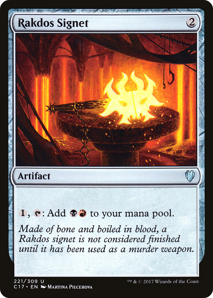 Rakdos Signet [Commander 2017]-1