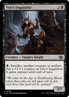 Vito's Inquisitor (LCI-130) - The Lost Caverns of Ixalan Foil-1