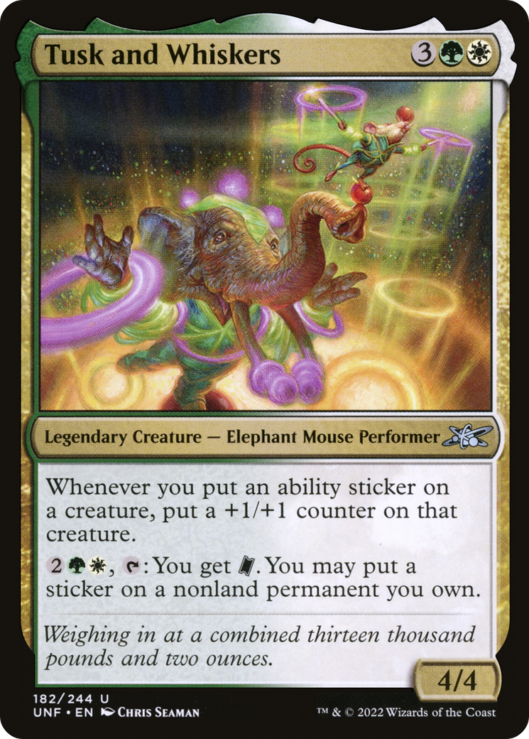 Tusk and Whiskers (UNF-182) - Unfinity Foil-1