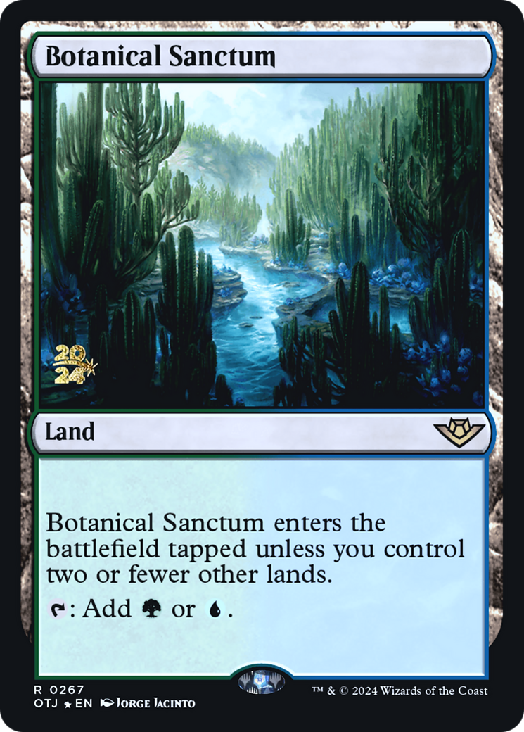Botanical Sanctum (OTJ) [Outlaws of Thunder Junction Prerelease Promos]-1