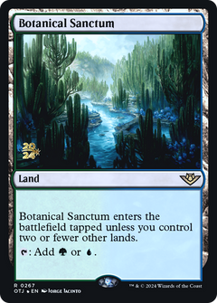 Botanical Sanctum (OTJ) [Outlaws of Thunder Junction Prerelease Promos]-1