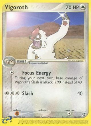 Vigoroth (52/100) [EX: Sandstorm]-1