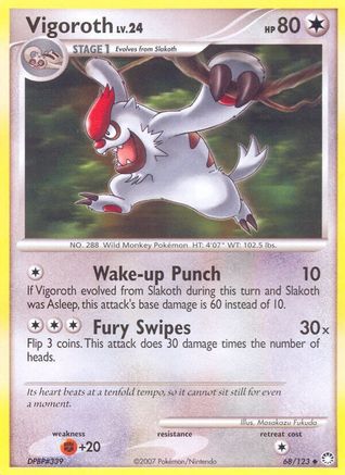 Vigoroth (68/123) [Diamond & Pearl: Mysterious Treasures]-1