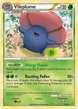 Vileplume (24/90) [HeartGold & SoulSilver: Undaunted]-1
