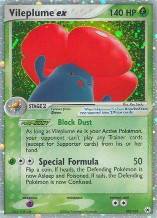 Vileplume ex (100/101) [EX: Hidden Legends]-1