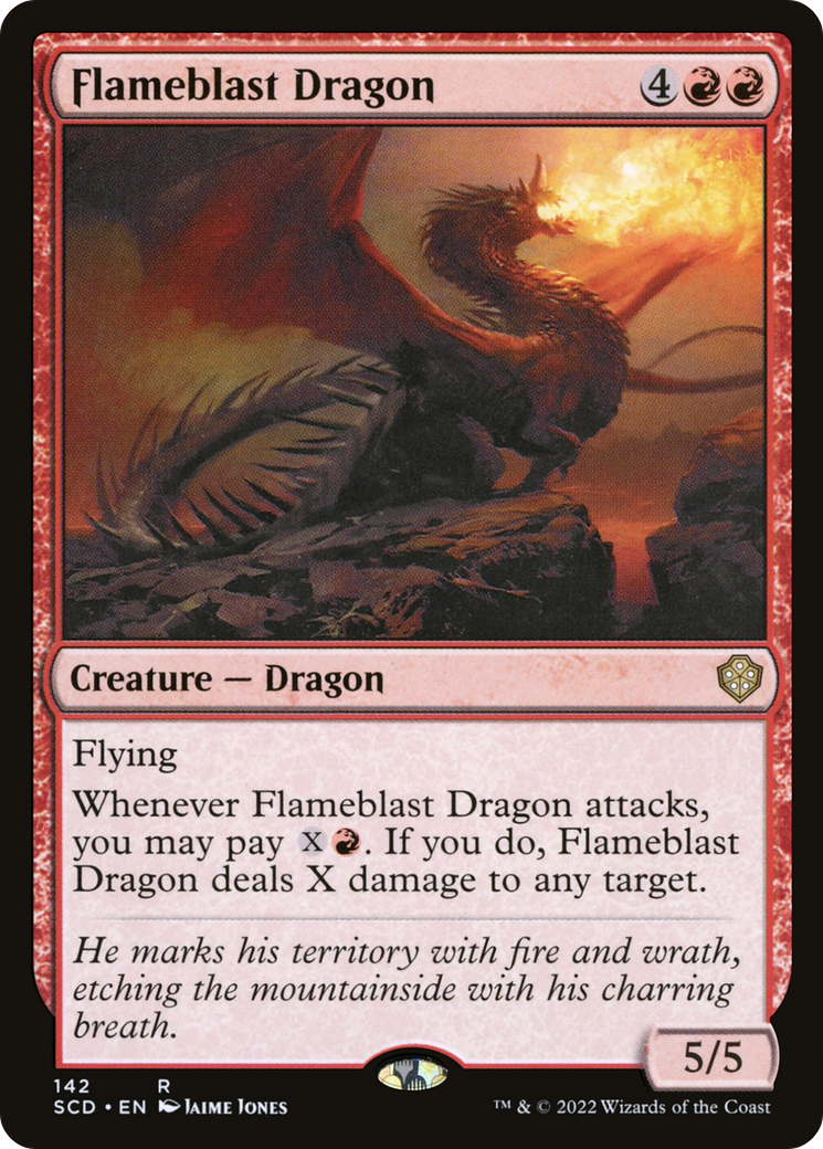 Flameblast Dragon [Starter Commander Decks]-1