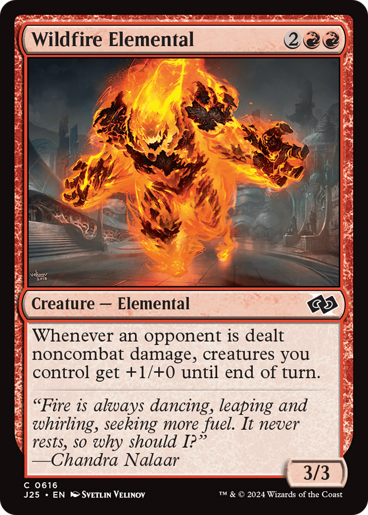 Wildfire Elemental (J25-616) - Foundations Jumpstart-1