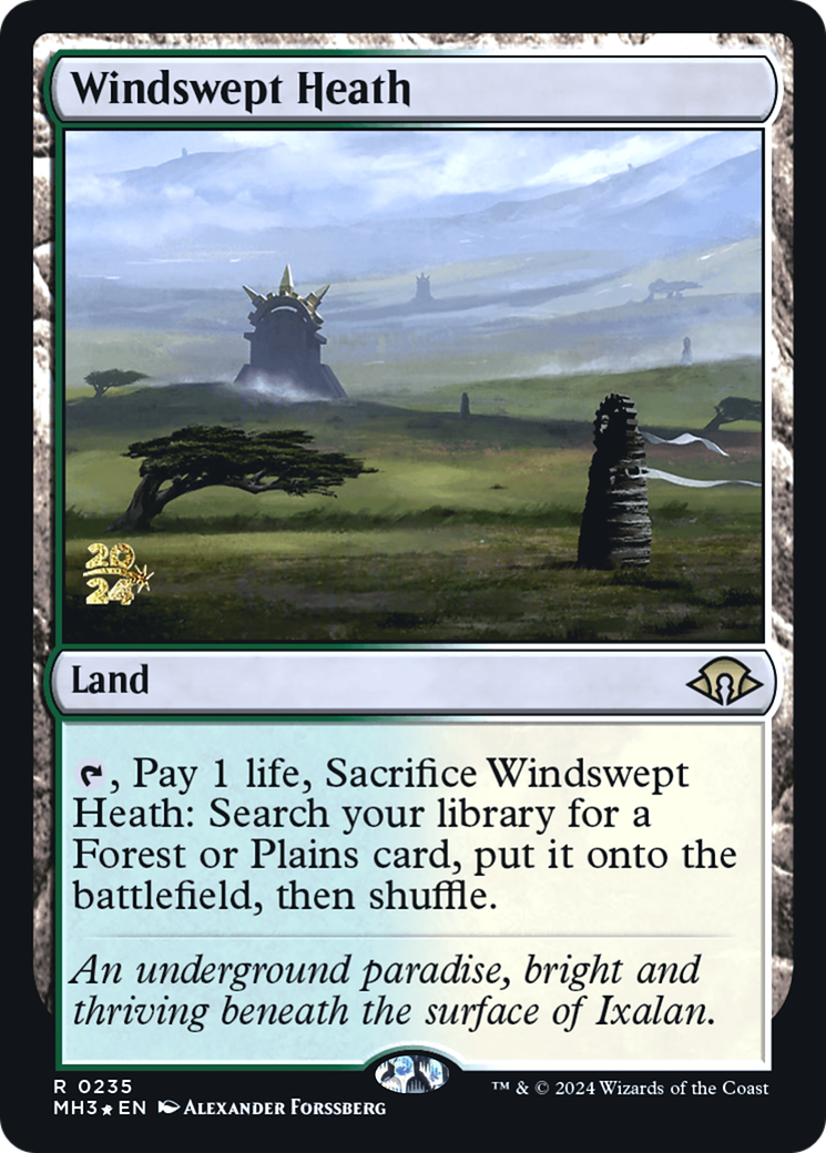 Windswept Heath (PRE-235) - Modern Horizons 3 Promos Foil-1