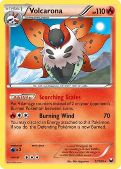 Volcarona (22/108) [Black & White: Dark Explorers]-1