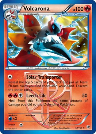 Volcarona (13/101) [Black & White: Plasma Blast]-1