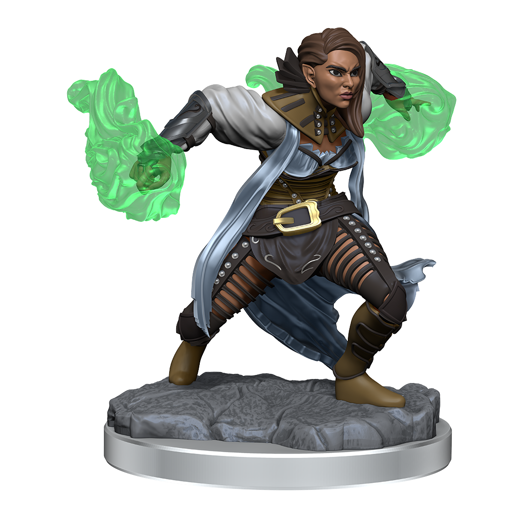 D&D Nolzurs Marvelous Miniatures Half-Elf Warlock