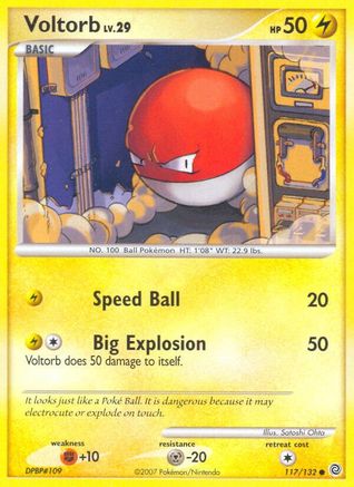 Voltorb (117/132) [Diamond & Pearl: Secret Wonders]-1