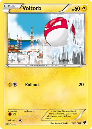 Voltorb (32/116) [Black & White: Plasma Freeze]-1