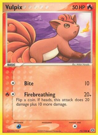 Vulpix (72/106) [EX: Emerald]-1