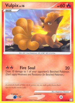 Vulpix (107/123) [Diamond & Pearl: Mysterious Treasures]-1