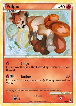 Vulpix (75/95) [HeartGold & SoulSilver: Call of Legends]-1