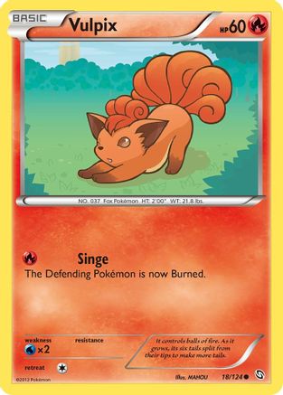 Vulpix (18/124) [Black & White: Dragons Exalted]-1