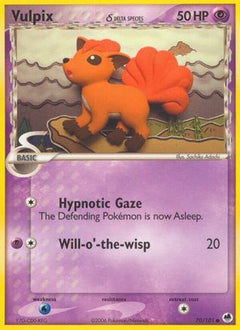 Vulpix (70/101) (Delta Species) [EX: Dragon Frontiers]-1