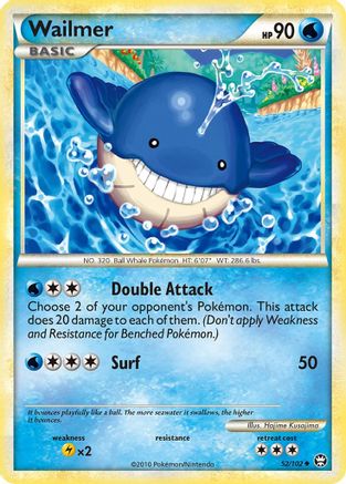Wailmer (52/102) [HeartGold & SoulSilver: Triumphant]-1