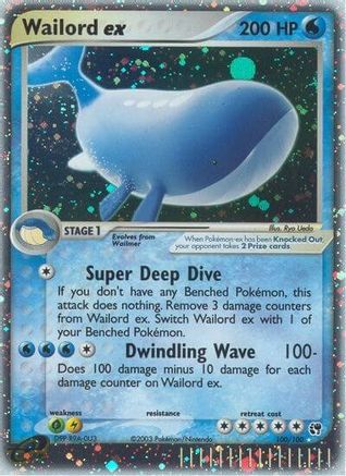 Wailord ex (100/100) [EX: Sandstorm]-1