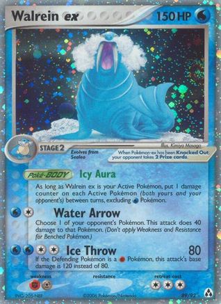 Walrein ex (89/92) [EX: Legend Maker]-1