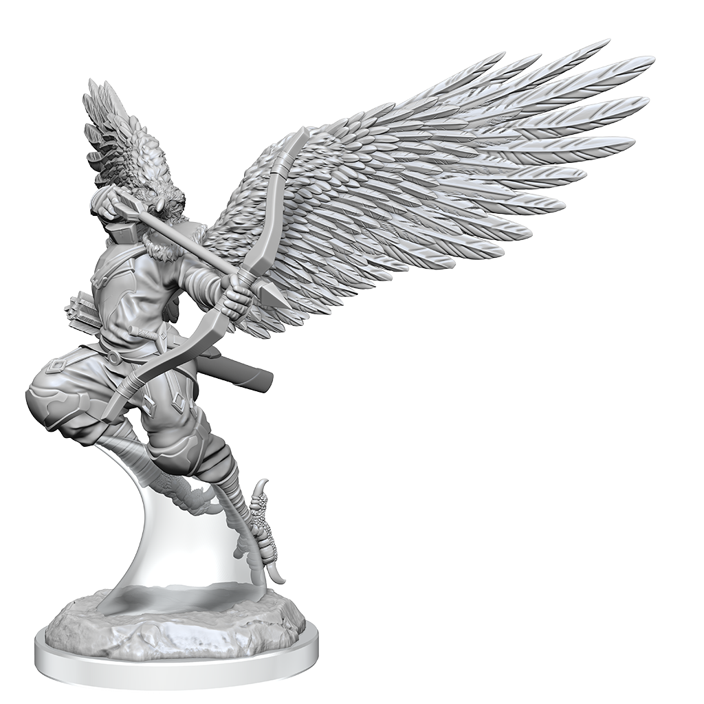 D&D Nolzurs Marvelous Unpainted Miniatures Aarakocra Fighters