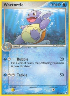Wartortle (42/100) (Stamped) [EX: Crystal Guardians]-1