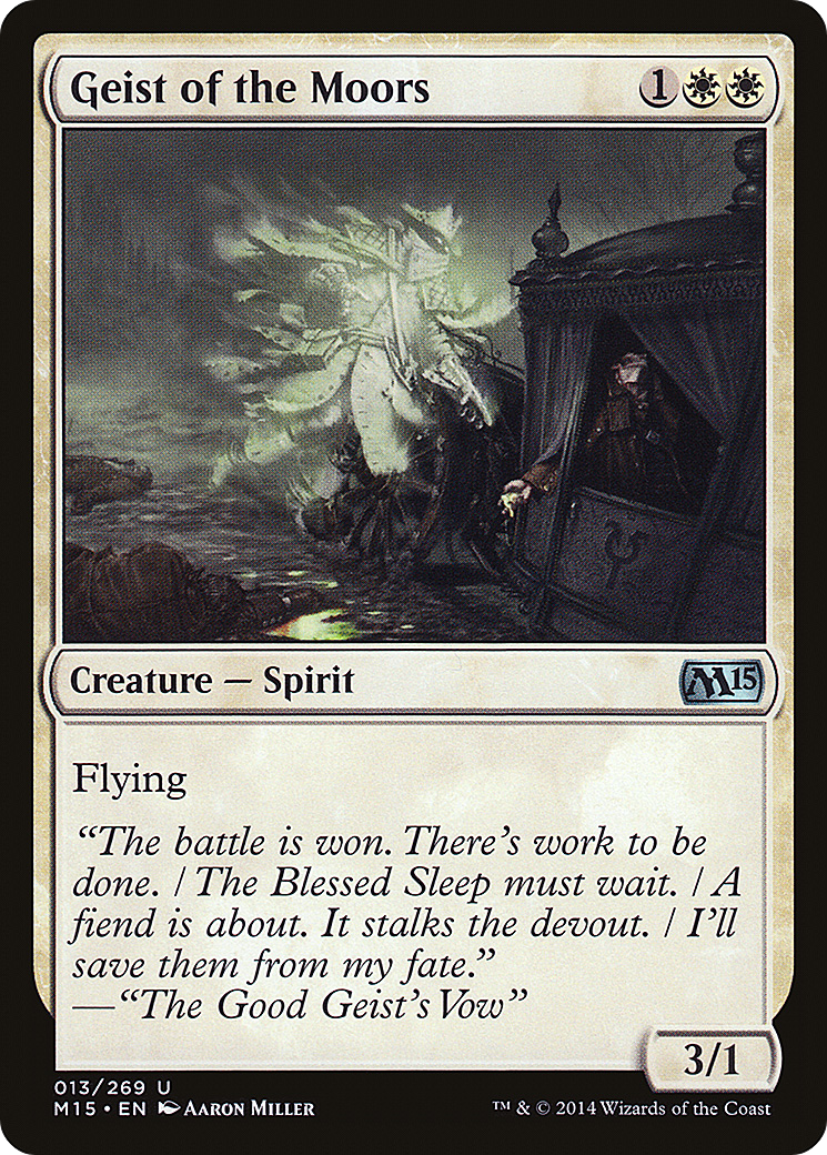 Geist of the Moors [Magic 2015]-1