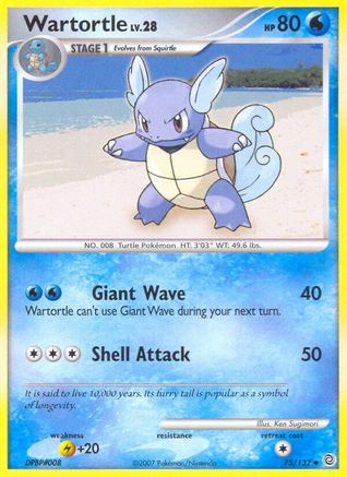 Wartortle (75/132) [Diamond & Pearl: Secret Wonders]-1