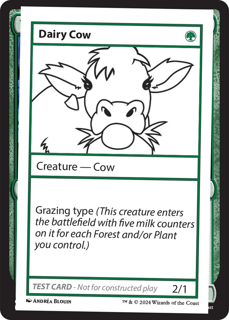Dairy Cow [Mystery Booster 2 Playtest Cards]-1