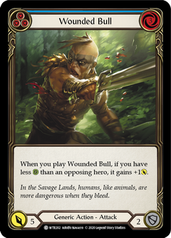Wounded Bull (Blue) [U-WTR202] (Welcome to Rathe Unlimited)  Unlimited Rainbow Foil-2