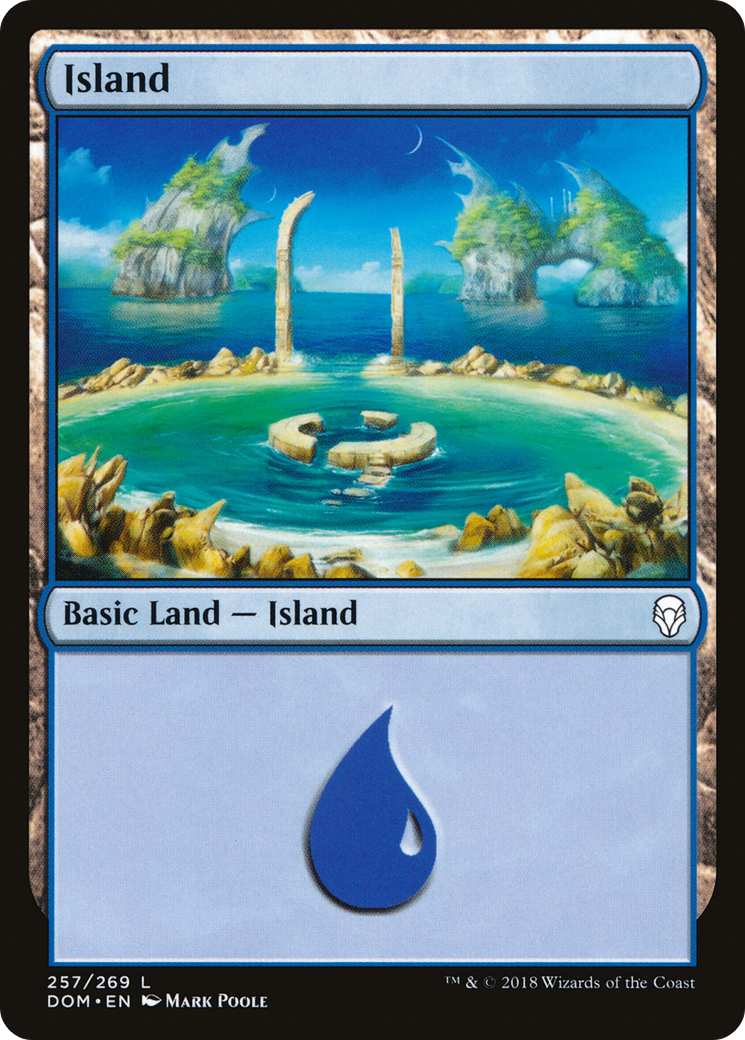 Island (257) [Dominaria]-1
