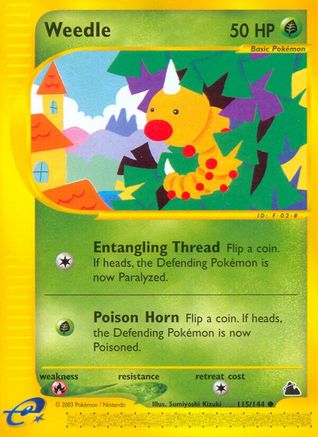 Weedle (115/144) [Skyridge]-1