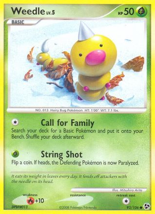 Weedle (93/106) [Diamond & Pearl: Great Encounters]-1