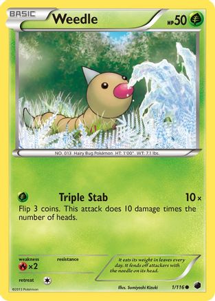 Weedle (1/116) [Black & White: Plasma Freeze]-1