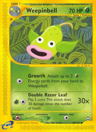 Weepinbell (65/147) [Aquapolis]-1